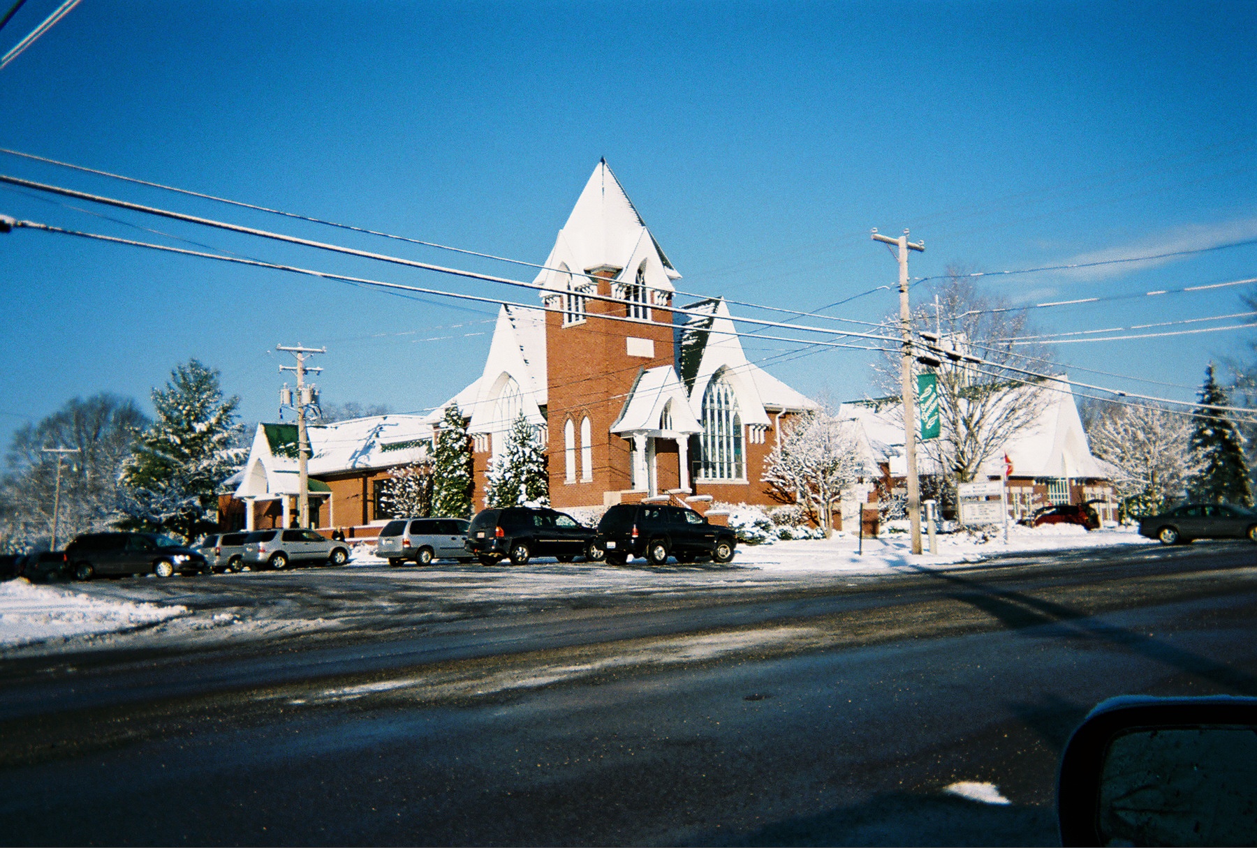 We met in the Methodist church.